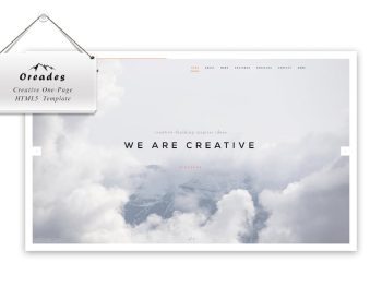 Oreades - Creative One-Page HTML5 Template Yazı Tipi