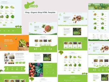 Oreg - Organic Shop HTML Template Yazı Tipi