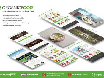 Organic Food - Farm & Food Business Eco WordPress Teması