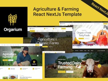 Orgarium - Agriculture & Farming React Template Yazı Tipi