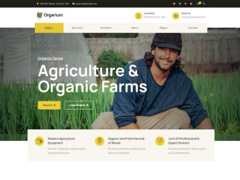 Orgarium - Agriculture & Organic WordPress Teması