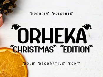 Orheka Christmas Yazı Tipi