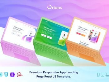 Orions – App Landing Page React JS Template Yazı Tipi