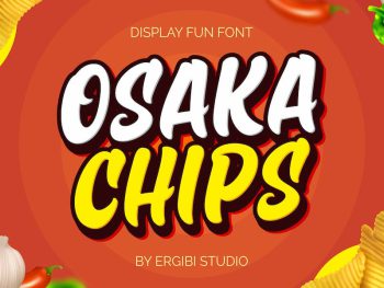 Osaka Chips Yazı Tipi