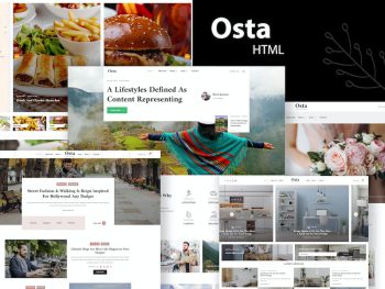 Osta - Multi-Purpose Blog HTML Template Yazı Tipi