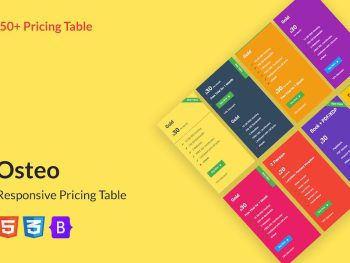 Osteo - Responsive Pricing Table Yazı Tipi