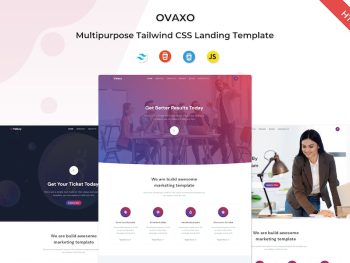 Ovaxo - Tailwind CSS Multipurpose Landing Template Yazı Tipi