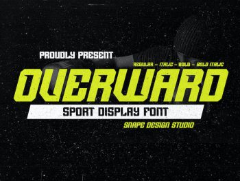 Overward - Sport Font Yazı Tipi