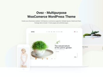 Ovez - Modern Multi-Concept WooCommerce Theme WordPress Teması