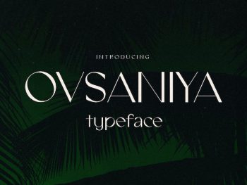 Ovsaniya - Timeless Typeface Yazı Tipi