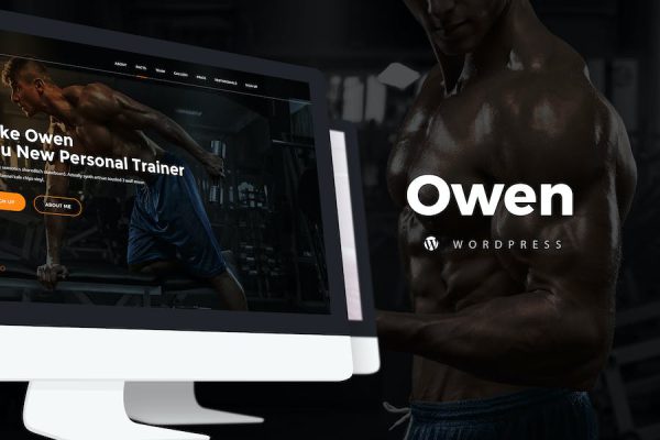 Owen - Personal Trainer WordPress Teması