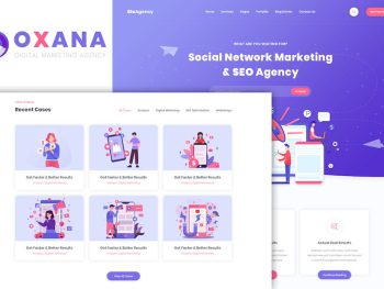 Oxana - SEO & Digital Marketing HTML Template Yazı Tipi