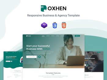 Oxhen - Bootstrap 5 HTML Landing Page Template Yazı Tipi