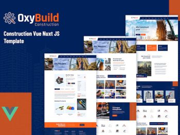 OxyBuild – Construction Vue Nuxt JS Template Yazı Tipi