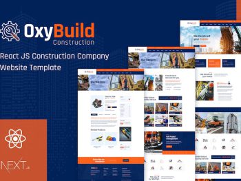 Oxybuild - React Construction Template with Next J Yazı Tipi