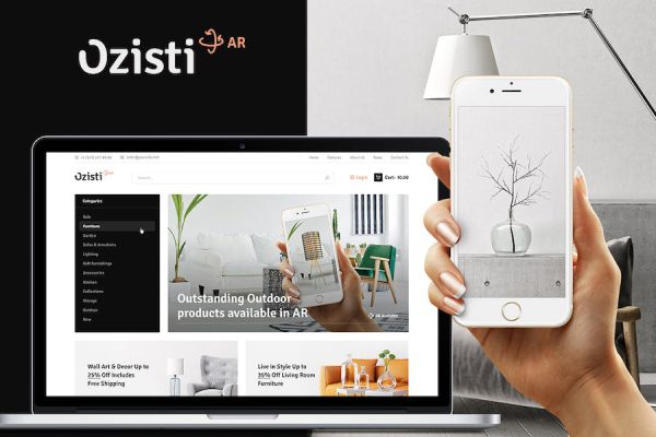 Ozisti - Augmented Reality WooCommerce Theme WordPress Teması