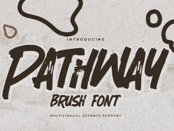 PATHWAY - Brush Font Yazı Tipi