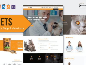 PETS - Pet Care and Veterinary HTML Template RS Yazı Tipi