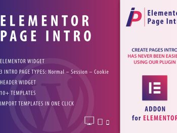 Page Intro for Elementor WordPress Plugin WordPress Eklentisi