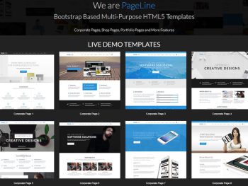 PageLine - Bootstrap Based Multipurpose HTML5 Tem Yazı Tipi