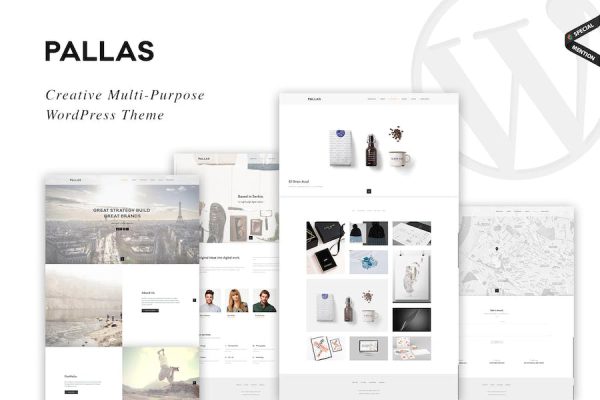 Pallas - Creative Multi-Purpose WordPress Teması