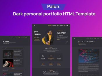 Palun - Personal Portfolio HTML Template Yazı Tipi