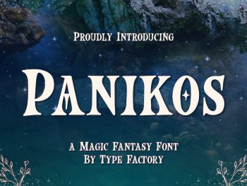 Panikos - Magic Fantasy Font Yazı Tipi