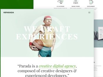 Parada | Creative Agency Template Yazı Tipi