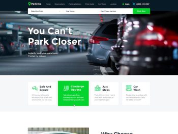Parkivia - Auto Parking & Car Maintenance WP WordPress Teması