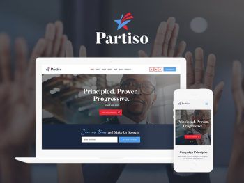 Partiso WordPress Teması