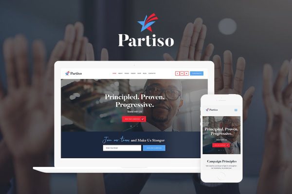 Partiso WordPress Teması