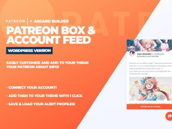 Patreon Box and About Feed WordPress Plugin WordPress Eklentisi