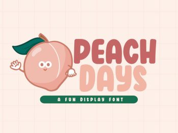 Peach Days Yazı Tipi