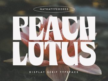 Peach Lotus Yazı Tipi