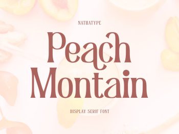 Peach Montain Yazı Tipi