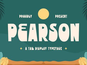 Pearson - A Tall Display Typeface Yazı Tipi