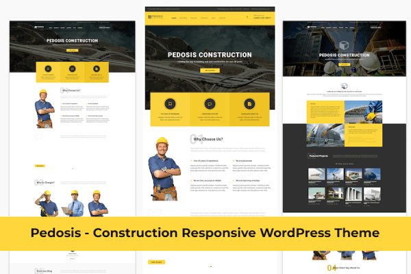 Pedosis - Construction Responsive WordPress Teması