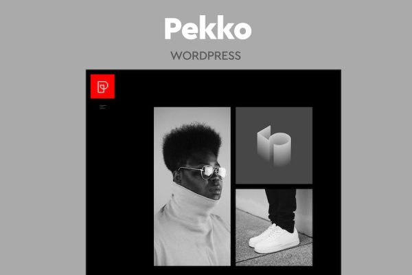 Pekko - Minimal Dark WordPress Teması