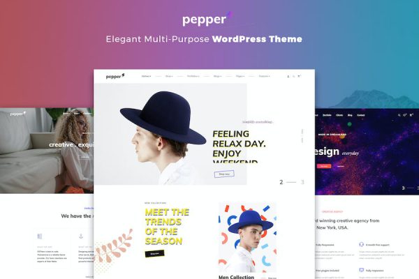 Pepper - Elegent Multi Purpose WordPress Teması