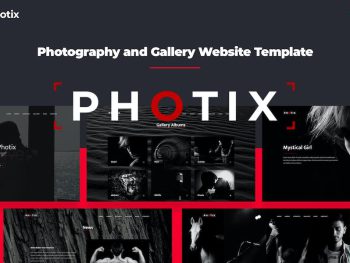 Photix - Photography and Gallery Website Template Yazı Tipi