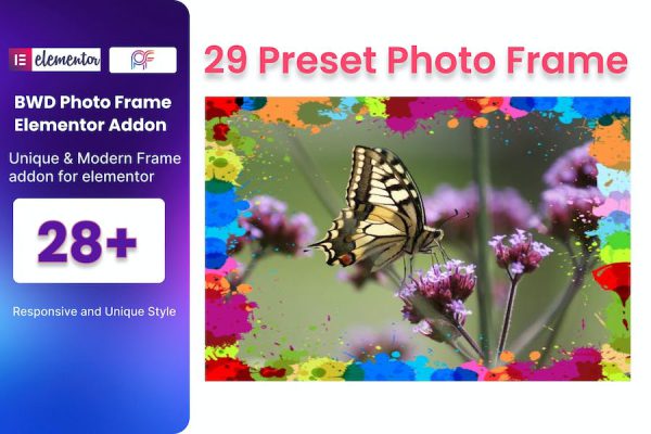 Photo Frame Addon For Elementor WordPress Eklentisi