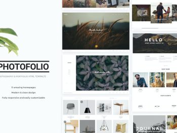 Photofolio - Photography & Portfolio HTML Template Yazı Tipi