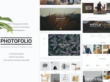 Photofolio - Photography WordPress Teması