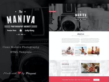 Photography Agency - HTML Template Yazı Tipi