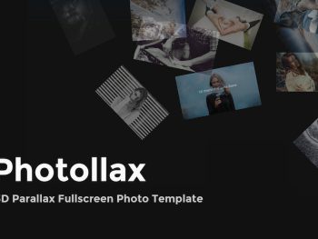 Photollax - Creative 3D Photography Template Yazı Tipi