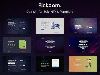 Pickdom - Domain for Sale HTML Template Yazı Tipi