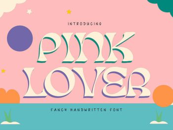 Pink Lover | Fancy Handwritten Font Yazı Tipi