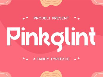 Pinkglint - A Fancy Typeface Yazı Tipi