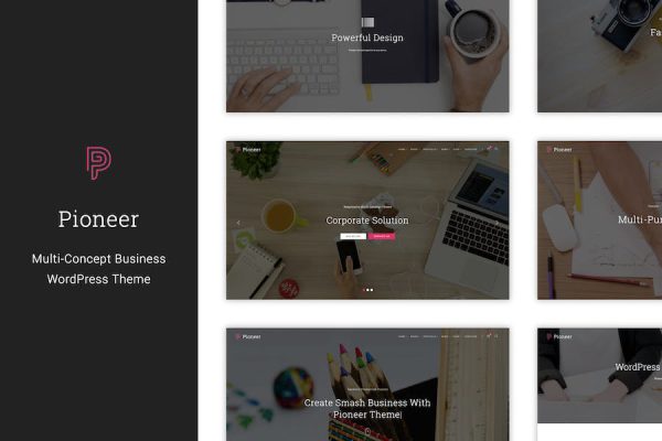 Pioneer - Multi-Concept Corporate WordPress Teması