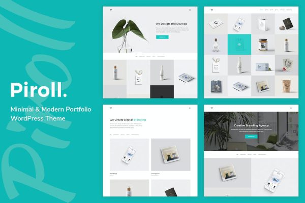 Piroll - Portfolio WordPress Teması